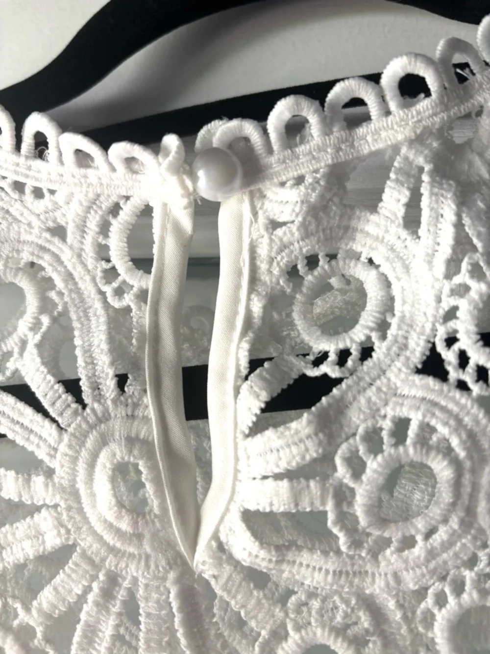 Nordstrom Rack White Lace Crochet Two-Piece Set - Top & Shorts - Picture 7 of 16